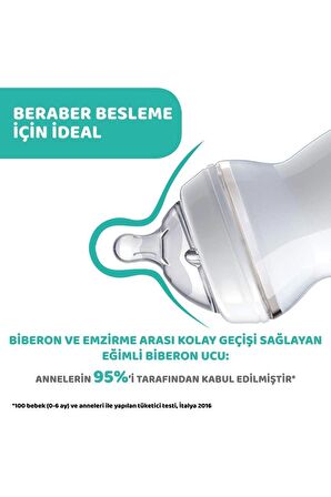 Natural Feeling Pp Biberon İkili 150+250ml Desenli