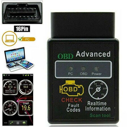 HH OBD2 Advanced ELM 327 Arıza Tespit Cihazı Arıza Okuma