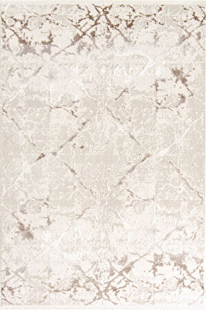 Enti Halı Eliza Koleksiyonu Akrilik Saçaklı Halı 4329 Vizon