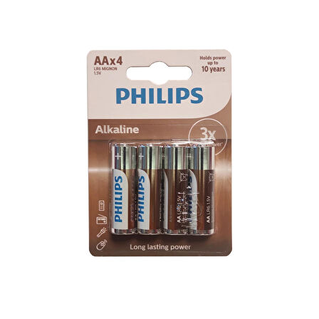 PHILIPS ALKALİNE AA PİL 6 PAKET 24 ADET