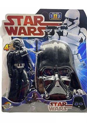 SATRANÇ + Star Wars Darth Vader Sesli, Işıklı Figür, Maske  Kılıç  SET