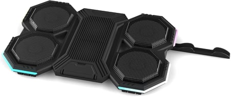 F12-1 Black 2600RPM Yüksek Devirli Fan Gaming Laptop Soğutucu Stand