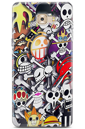 Samsung Galaxy C9 Pro uyumlu Manga 21 Arka Kapak One Piece Manga