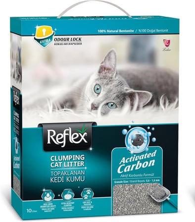 aktif Karbonlu Topaklanan Kedi Kumu, 10 L