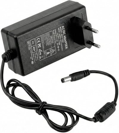 12V Fişli Adaptör 5 Amper 60 Watt - Şerit LED, Modem ve Kamera Uyumlu Güç Kaynağı Trafosu - Cata