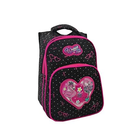 Waddell Benekli Flamingo Ilkokul Sırt Çantası 5052
