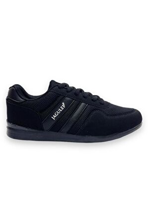 Unisex Günlük Spor Ayakkabı Casual Rahat Taban Siyah