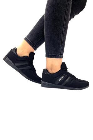 Unisex Günlük Spor Ayakkabı Casual Rahat Taban Siyah