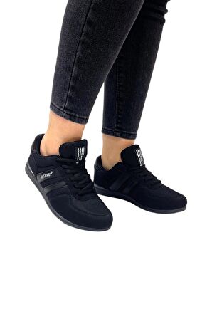 Unisex Günlük Spor Ayakkabı Casual Rahat Taban Siyah