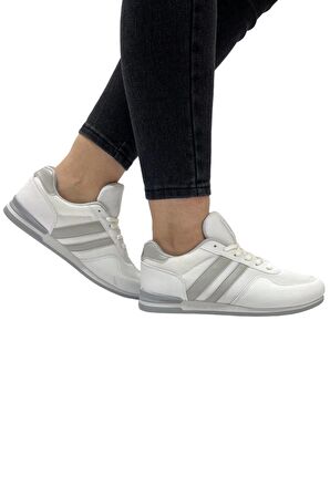 Unisex Günlük Spor Ayakkabı Casual Rahat Taban Beyaz