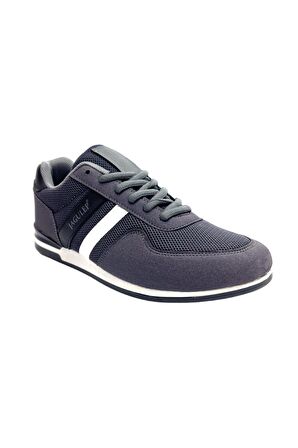 Unisex Günlük Spor Ayakkabı Casual Rahat Taban Füme-Siyah