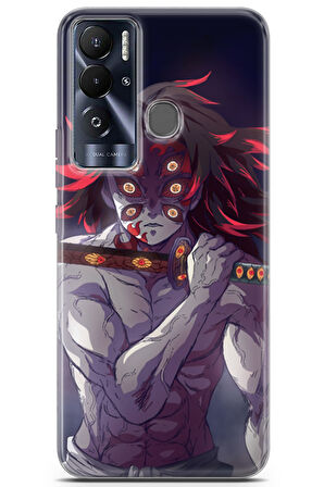Tecno Pova Neo uyumlu Manga 34 Premium UV Kokushibo Kimetsu Demon