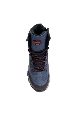 Soğuk Geçirmez Unisex Uzun Outdoor Trekking Bot Ayakkabı LACİVERT