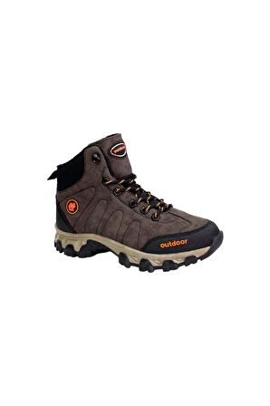 Soğuk Geçirmez Unisex Uzun Outdoor Trekking Bot Ayakkabı KAHVERENGİ