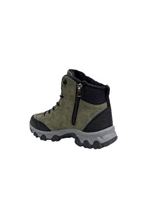 Soğuk Geçirmez Unisex Uzun Outdoor Trekking Bot Ayakkabı HAKİ