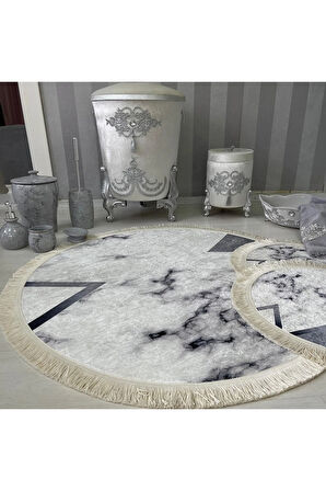 Multi  Kaymaz Taban  3lü Banyo Paspas Takımı  641-00