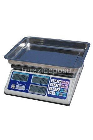 Sep-c 30 Kg. 5/10 Gr. Fiyat Hesaplamalı Terazi
