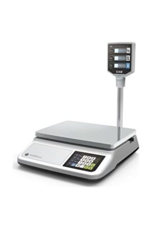 Fiyat Hesaplamalı Boyunlu Market Terazisi 30 Kg 5 Gr