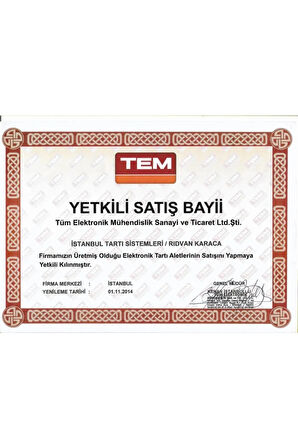 Ege Nt 6kg Tartım Terazisi