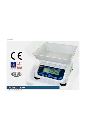 Eko Lcd Pos Terazi Usb Bilgisayar Çıkışlı Akülü 30 Kg Onaylı
