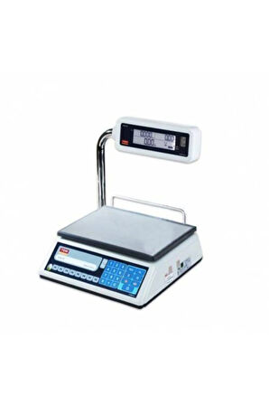 Ege Lcd Katlanır Boyun 15 Kg X 2 / 5 Gr Fiyat Hesaplamalı Terazi