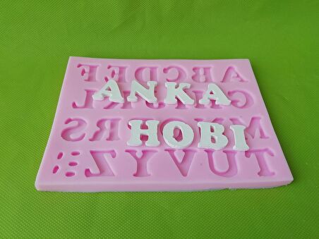Alfabe Harf 2,5 Cm  Silikon Kalıp