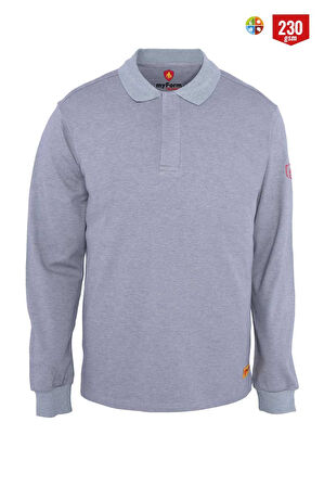 Myform 42004 Sweatshırt Polo Fr 230 Gri ( Elektrikçi Yazlık )
