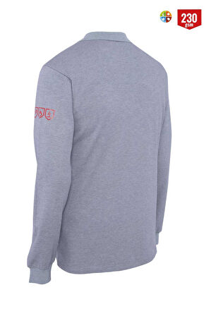 Myform 42004 Sweatshırt Polo Fr 230 Gri ( Elektrikçi Yazlık )
