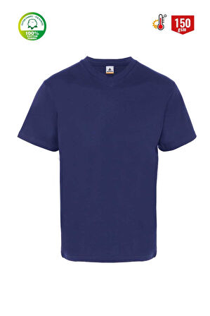Myform 08129 T-Shırt Comfort V Yaka Supreme Lacivert