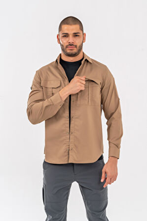 Combat 424 Tactical Outdoor Fermuar Cepli Koruma Swat Yazlık Gömlek