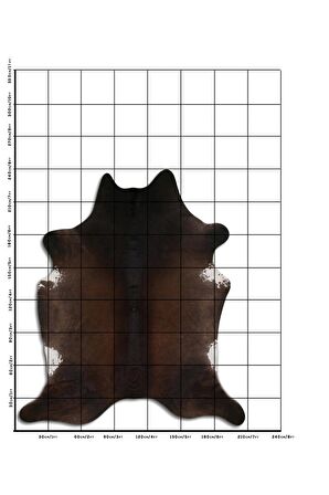 Hakiki Deri Dana Postu Karışık Kahve Tonları 210 x 240 cm