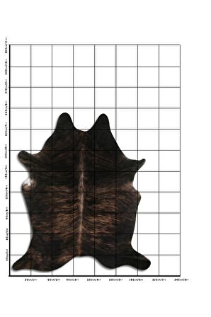 Hakiki Deri Dana Postu Egzotik Kahve 190x240cm