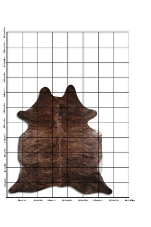 Hakiki Deri Dana Postu Egzotik Kahve 180 x 210 cm