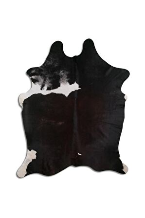 Hakiki Deri Dana Postu Kahve Beyaz 200 x 240 cm