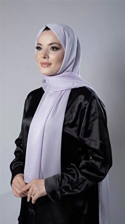 Lila Düz Klasik Şal Şifon Kumaş Janjan Abiye 202108_28
