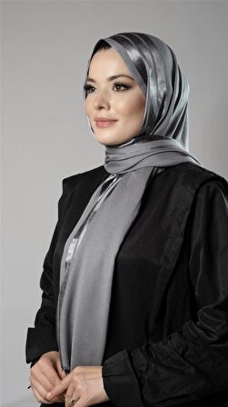 Gri Şerit Çizgili Şal Viskon Kumaş Bursa Dolama 202109_15