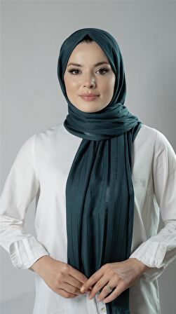 Zümrüt Çizgili Şal Viskon Kumaş Bursa Dolama 202110_37