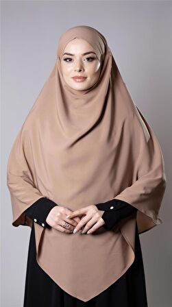 Taba Pratik Hazır Geçmeli Tesettür Eşarp Medine İpeği Bağcıklı Çift Katlı Sufle Hijab 2302_33