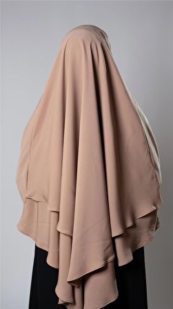 Taba Pratik Hazır Geçmeli Tesettür Eşarp Medine İpeği Bağcıklı Çift Katlı Sufle Hijab 2302_33