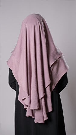 Violet Pratik Hazır Geçmeli Tesettür Eşarp Pamuk Caz Kumaş Çift Katlı Çapraz Hijab 2304_21
