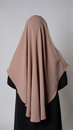 Taba Pratik Hazır Geçmeli Tesettür Eşarp Aerobin Kumaş Düz Hijab 2309_33