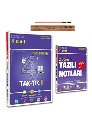 4. Sınıf Taktikli Soru Bankası Tüm Dersler 2. Dönem Yazılı Notları Set - 2 Kitap