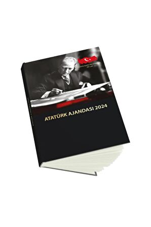 Her Güne Atatürk - 2024 Atatürk Ajandası (CİLTLİ)