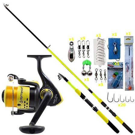 Remixon Fast Cell Speed 2.70 mt Olta Takımı 40 lı set Sarı