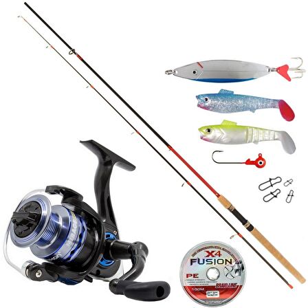 Remixon Red Zoom Karbon 2.10 mt Mirage Spin Olta Takımı Kırmızı
