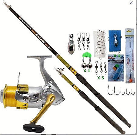 Remixon Galaxy 3.60 mt Joker 6000 Olta Takımı 40 lı set Yellow