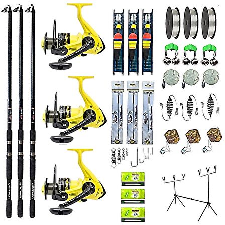 APACHE 3,90 MT MATT BLACK- NEW MODERN TİMES 6000 YELLOW 3'LÜ SET