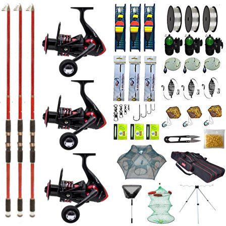 RED SNAKE 3,30 MT - ENERGY 6000 KIRMIZI 3'LÜ SET 
