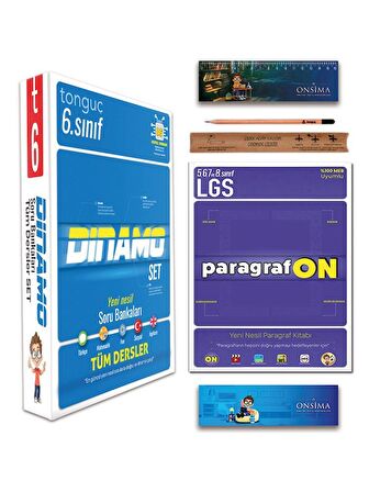 6. Sınıf Dinamo Soru Bankası Tüm Dersler - Paragrafon Set 6 Kitap