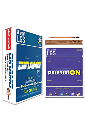 8. Sınıf Dinamo Soru Bankası Tüm Dersler - Paragrafon Set 7 Kitap